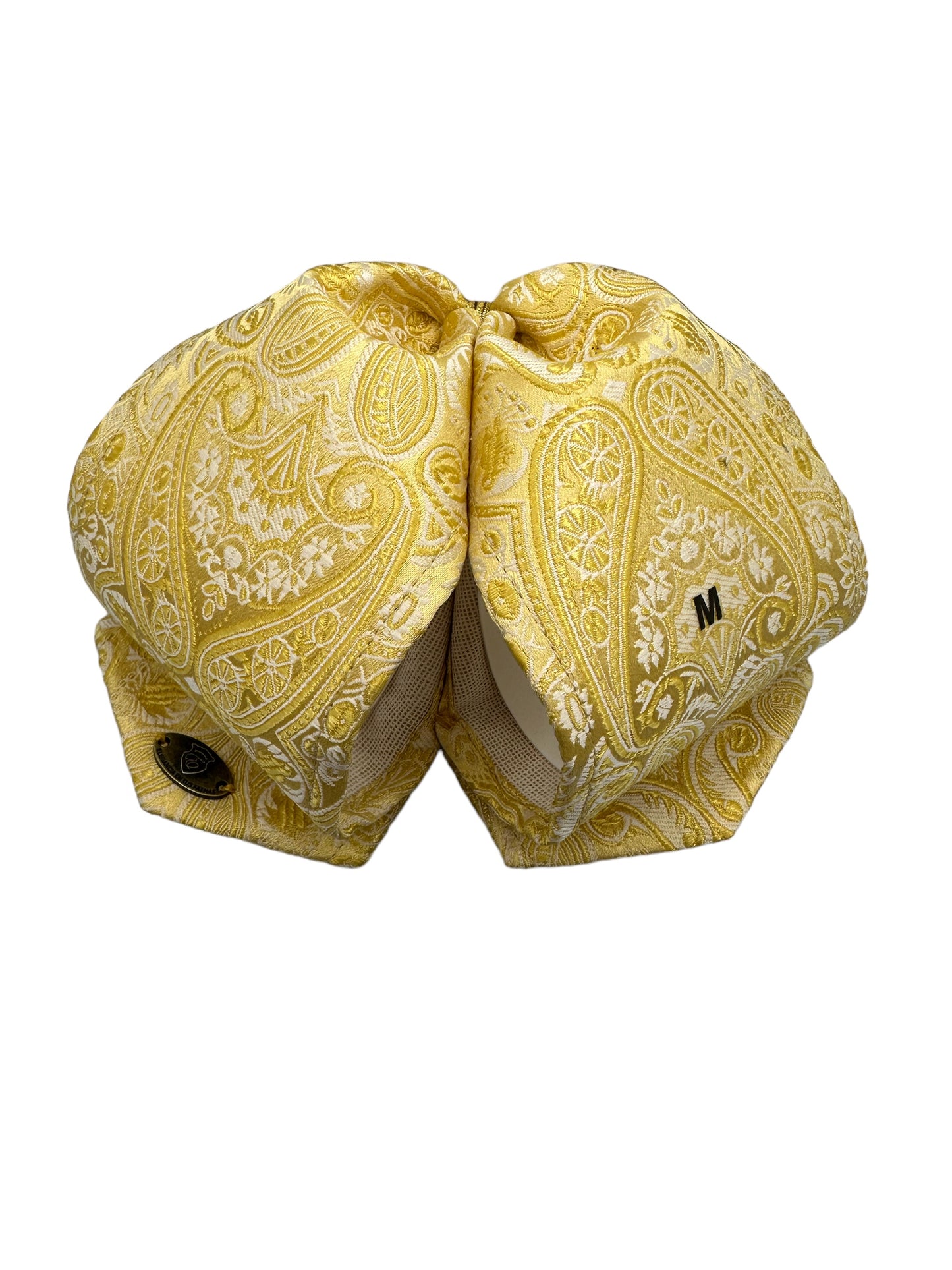 Emporio Charro Moño Amarillo Estilo Diamante Talla Mediano