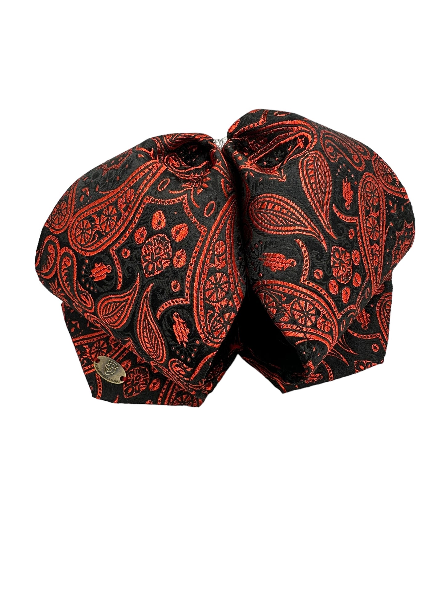 Emporio Charro Moño Rojo/Negro- Estilo Diamante