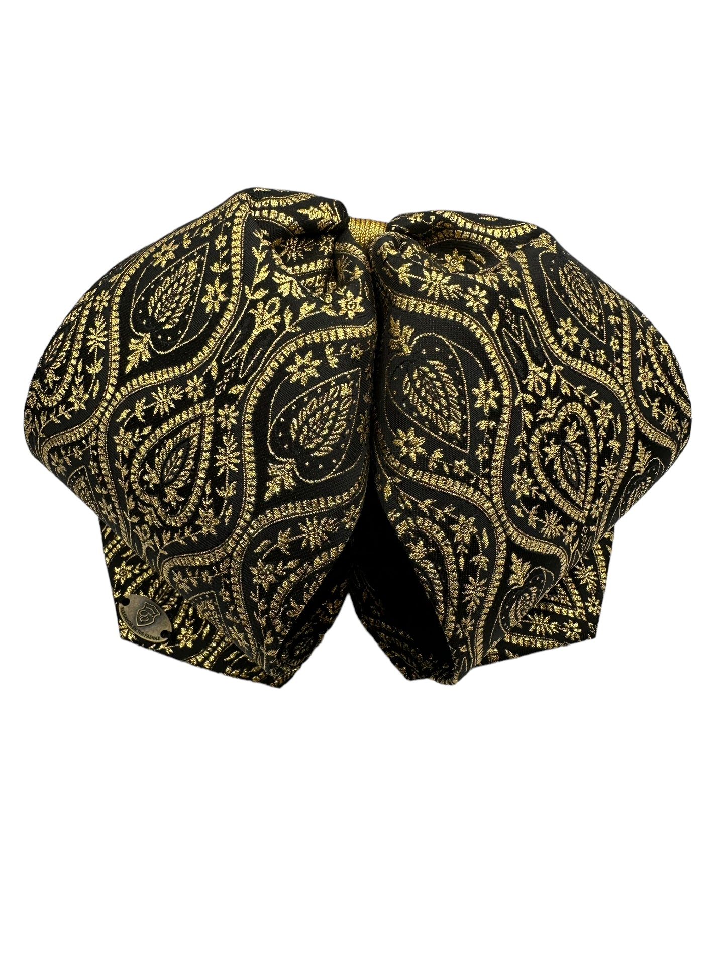 Emporio Charro Moño Negro Dorado