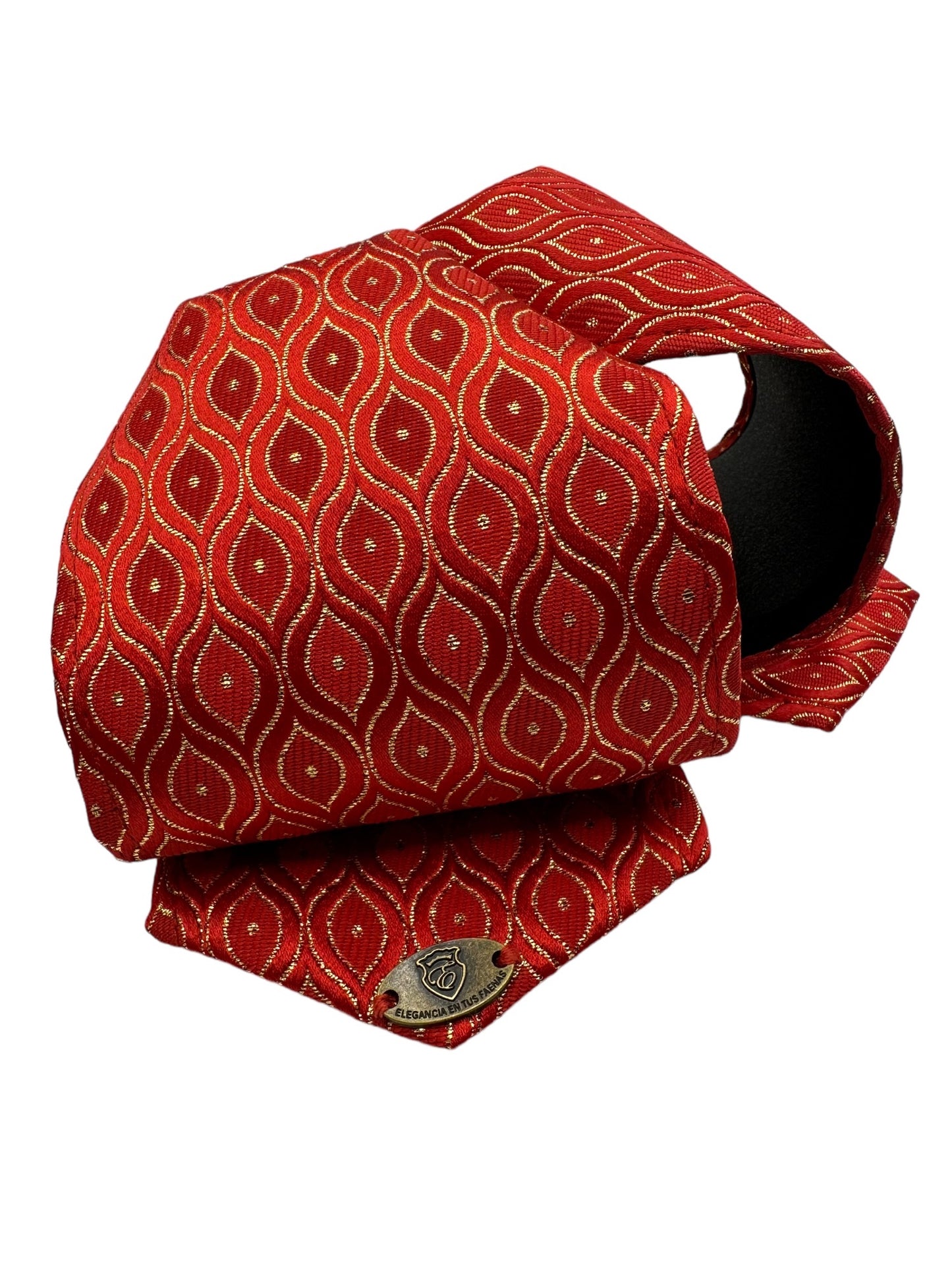 Emporio Charro Moño Rojo y Dorado