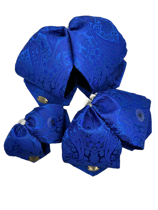 Emporio Charro Moño Azul Conjunto Diamante de 3 piezas