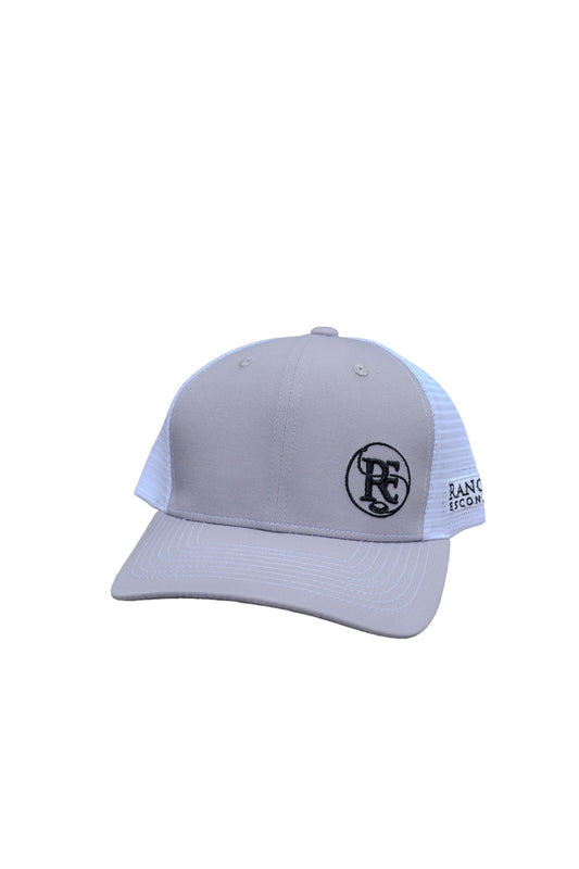 Rancho Escondido Embroidered Light Grey Hat with Embroidered Logo